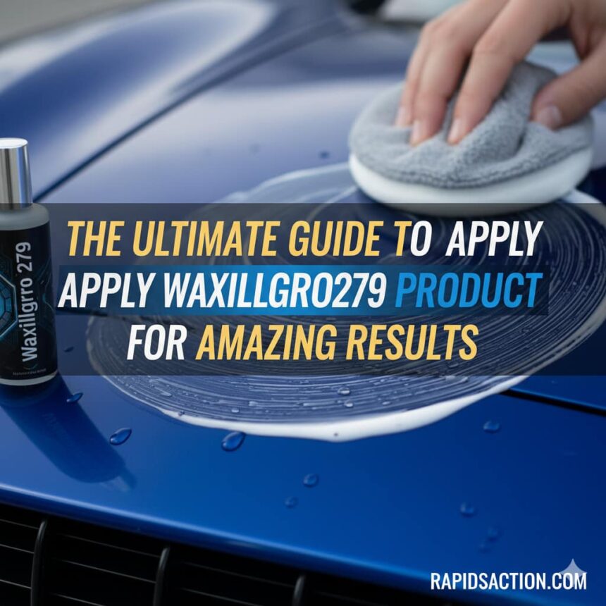 apply waxillgro279 product