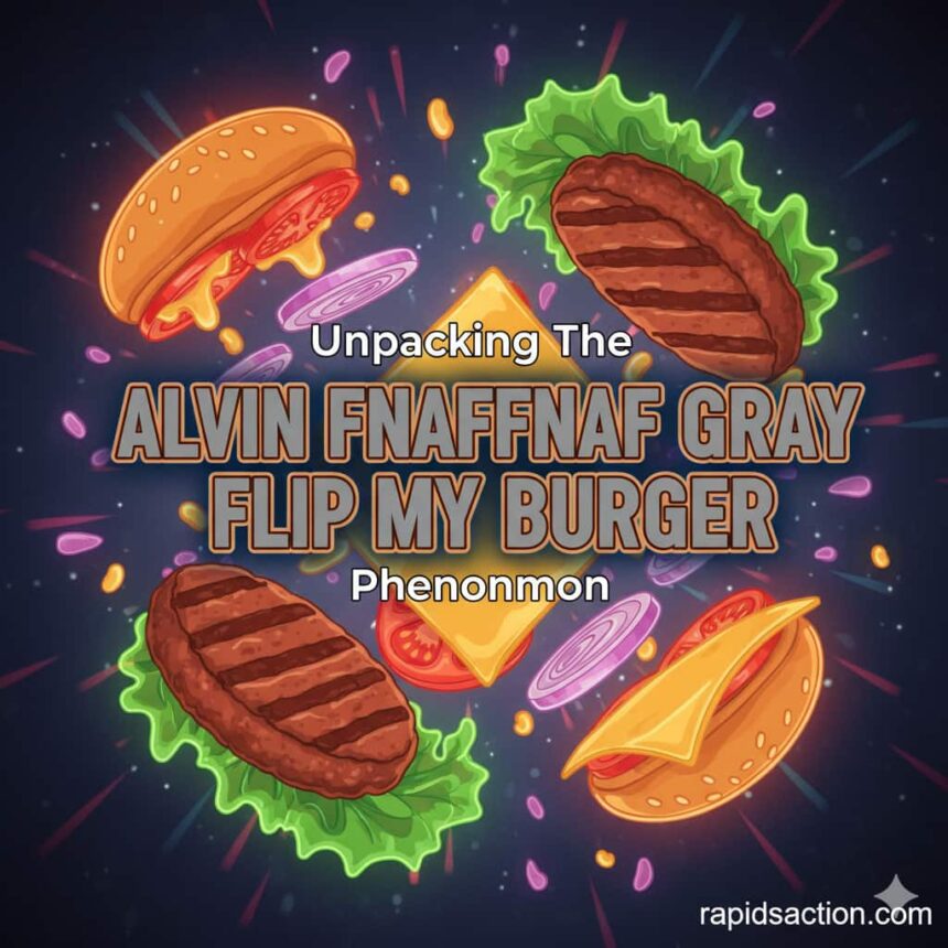 alvin fnaffnaf gray flip my burger
