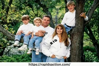Diane Addonizio with husband Howie Long and their family