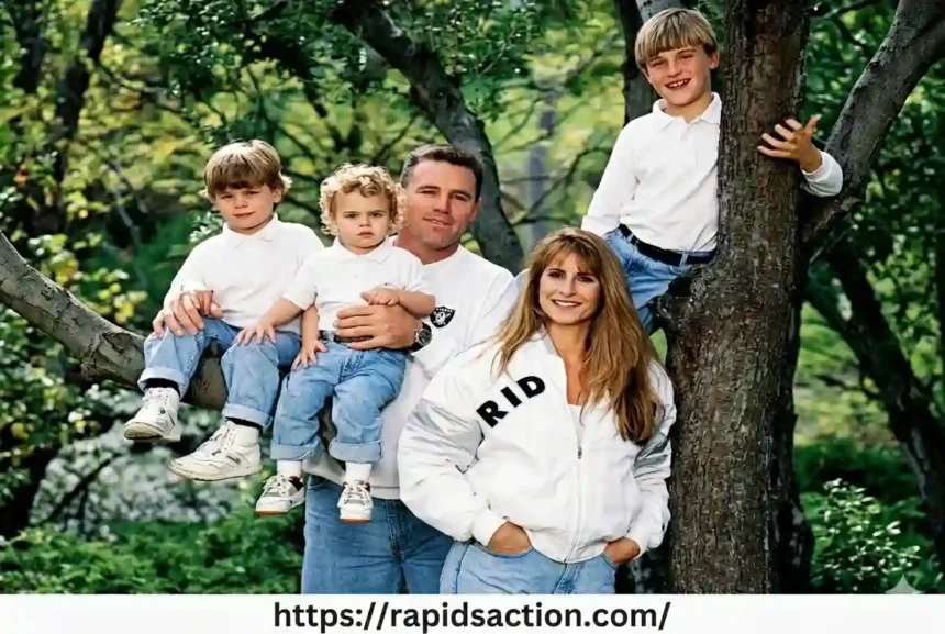 Diane Addonizio with husband Howie Long and their family